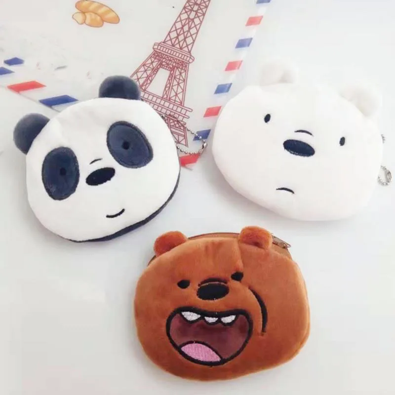 We Bare Bears Mobile Phone Panda Mini Figure Standing Desk Interior