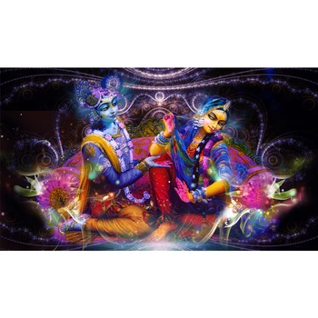 

radha krishna full square embroidery Diamond 5D DIY diamond Painting Cross Stitch picture of Mosaic Rhinestone Y2715