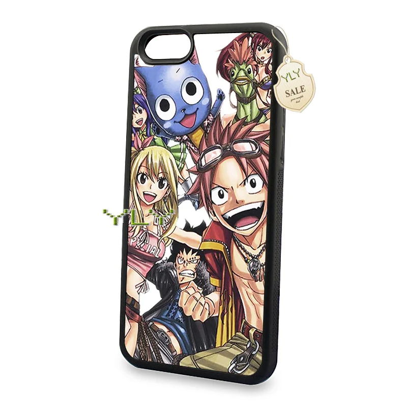 fairy tail soft silicone hard back skin cell phone cases for iphone 5c