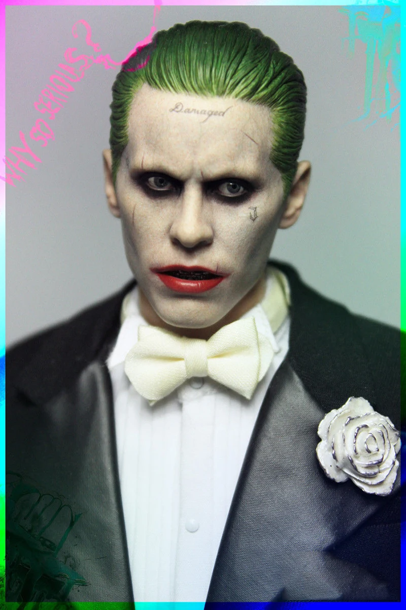 Масштаб 1/6 Джокер Джаред Leto голова лепка и комплект одежды A005 для 12 дюймов мужские