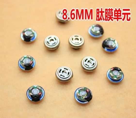 

9mm speaker unit Titanium film Tri-band equalizer clear, strong powerful bass