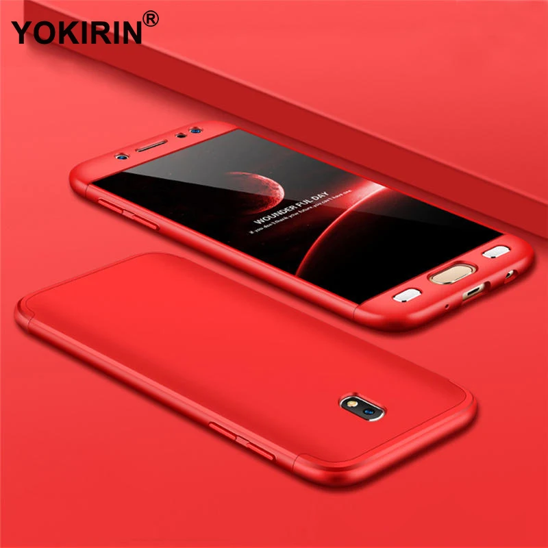YOKIRIN 360 Full Protection + Thin Protective Cover Case For Samsung Galaxy J5 J530 J7 J730 2017 (Eurpe Version) Coque Funda |