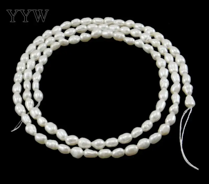 

High Quality 2-3mm Natural Freshwater Pearl Beads white Rice Pearl Loose Beads DIY Necklace Bracelat Earrings Jewelry Making