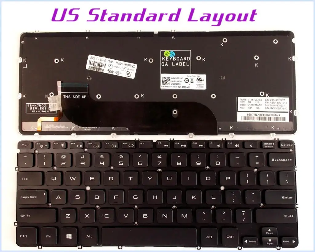 Us Backlit New Laptop Keyboard For Dell Xps 12 L221x 13 L321x L322x Us Windows8 Pn 0ptwvm 9q23 9q33 Xps 13 L321x L322 9333 Keyboard For Dell Laptop Keyboardkeyboard For Laptop Aliexpress