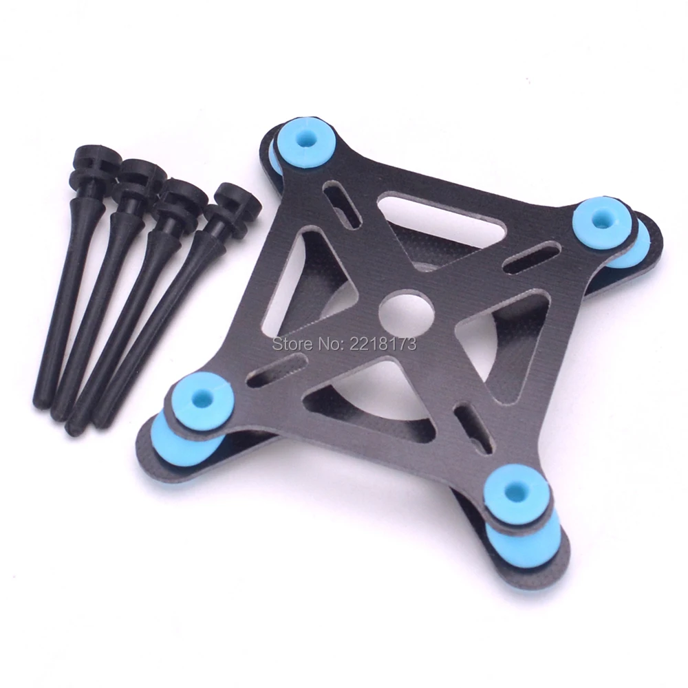 

Black Damping Plate Shock Absorber for CC3D & Naze32 & F3 & Mini APM Mini Flight Control for Mini QAV250 ZMR250 Quadcopter