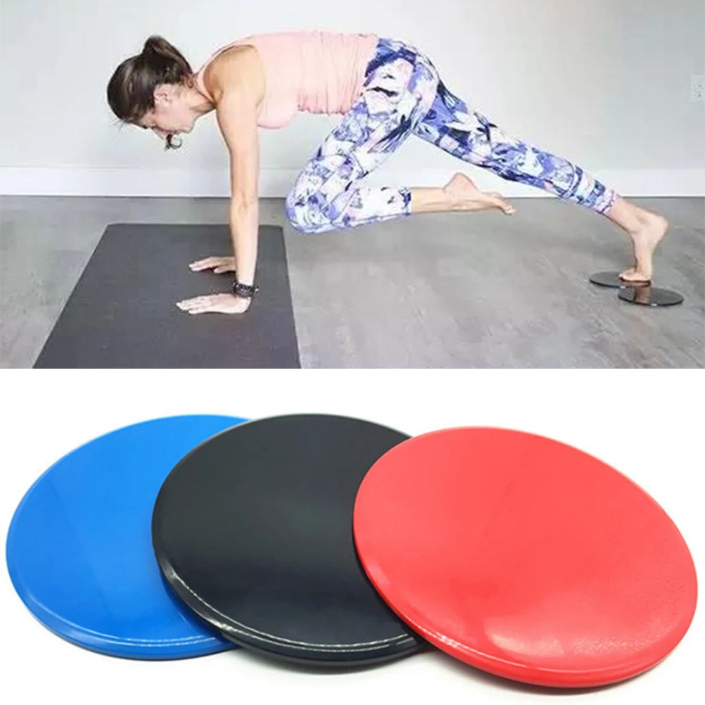 1 pair Fitness Gliders Abdominal Equipment Fitness Slide Discs Gym