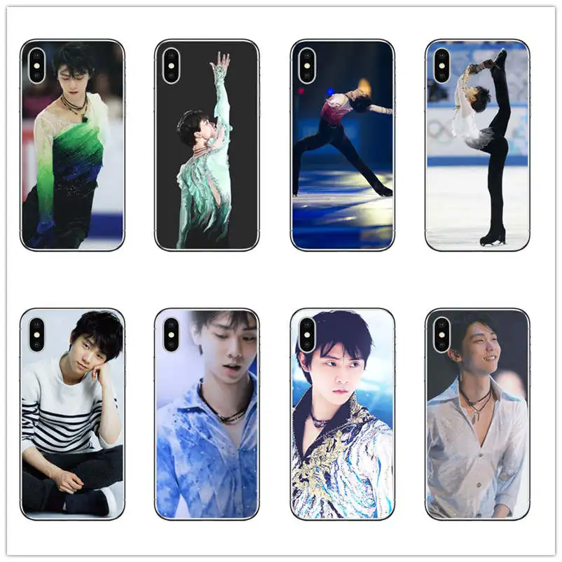 

JAPAN Yuzuru Hanyu figure skate clear soft Silicone Phone Case for apple iphone 7 8 6 6S PLUS 5 5S SE X XR XS XS MAX cover coque