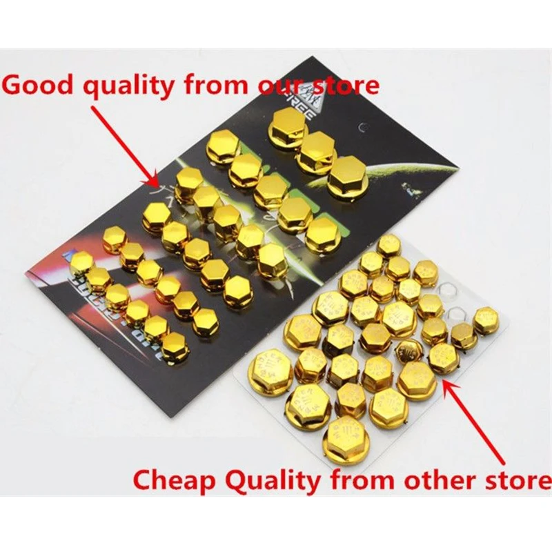 New Arrival 30pcs Motorcycle Screw Nut Bolt Cap Cover Decoration Centro Motorbike Ornamental Mouldings For Yamaha Kawasaki Honda