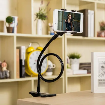 

New 360 Rotating Flexible Long Arm cell phone holder stand lazy bed desktop tablet car selfie mount bracket for iphone/samsung