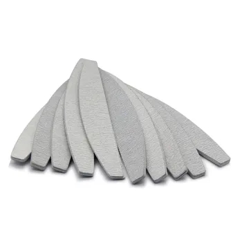 

10 Pieces Gray Buffer Sanding Sandpaper Nail Files Nail Tools 100/180 Double Sided Thick Stick Nails Art Beauty Essentials File