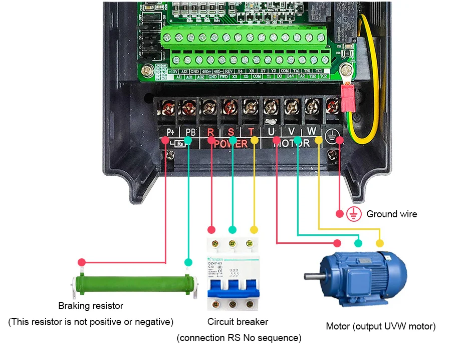 Инвертор aubalasti 4kw 5.5kw 7.5kw преобразователь частоты 3HP 380 V utput 9a 13a 17a 400Hz использование для станка с ЧПУ