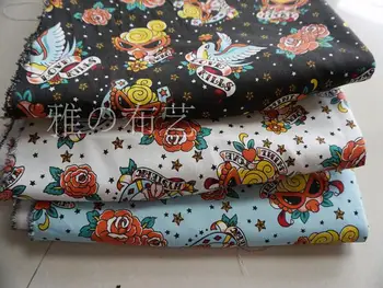 

Patchwork Canvas fabric Japan cartoon Japanese style cotton fabric for Tissue Kids bag shoe DIY handmade materials 90*140cm