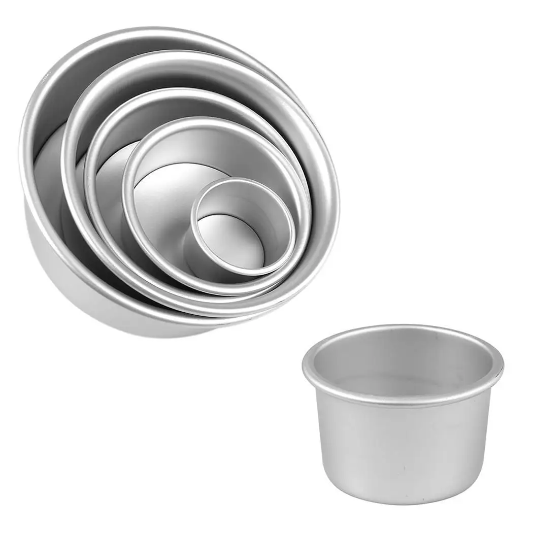 

Durable Portable Round Shape Cake Mold Kitchen Baking Tool As Picture