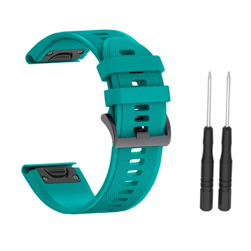 26 мм быстросъемный силиконовый ремешок для Fenix 5X Fenix3 3HR 5 Plus Garmin Instinct Watch