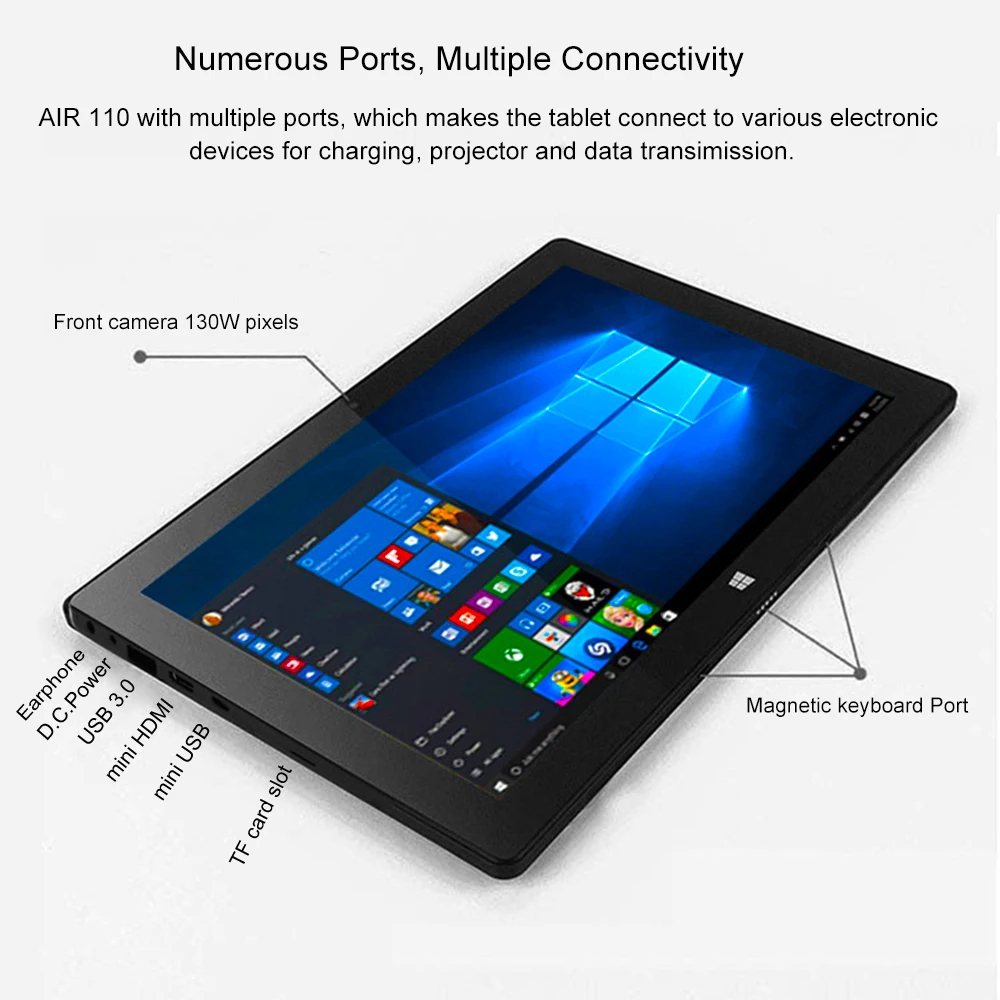 Четырёхъядерный процессор Intel Bay Trail Z3735F 4 ядра Windows10 планшетный ПК 10 1 дюймов 1280P IPS 2