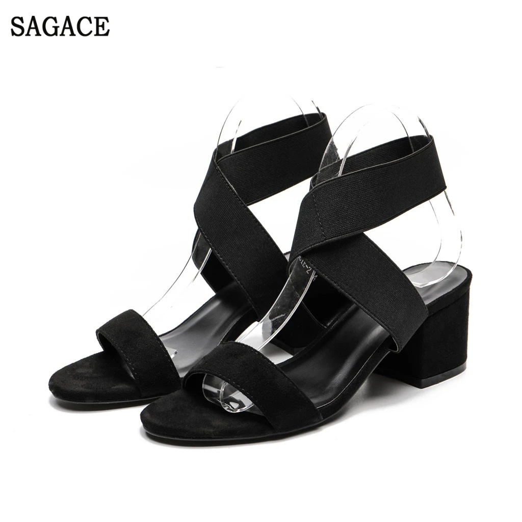 

SAGACE Women's Fashion Round Head Sandals Comfortable Non-Slip Sandals Wild Sandals Sexy High Quality Outsid Ladies Shoes