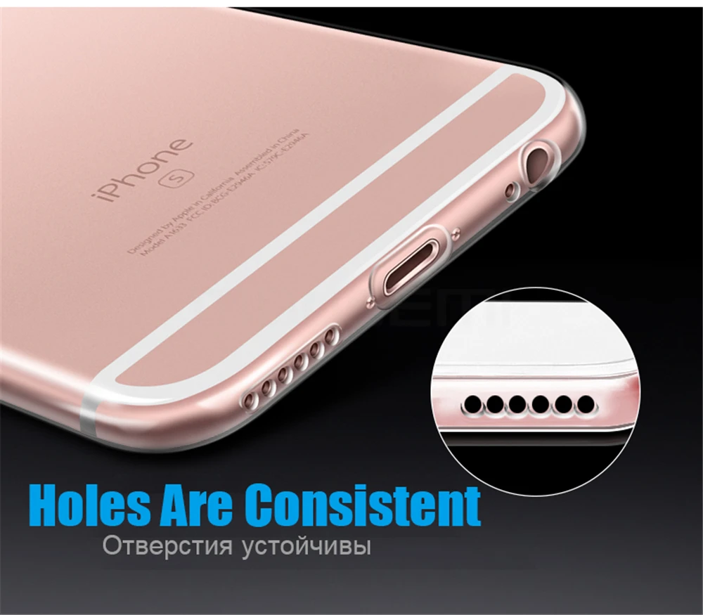 MOUSEMI For iPhone 6 Case Silicone Transparent 6S For iPhone Case Luxury TPU Coque Clear For iPhone 6 6s Plus Phone Cases Cover (6)