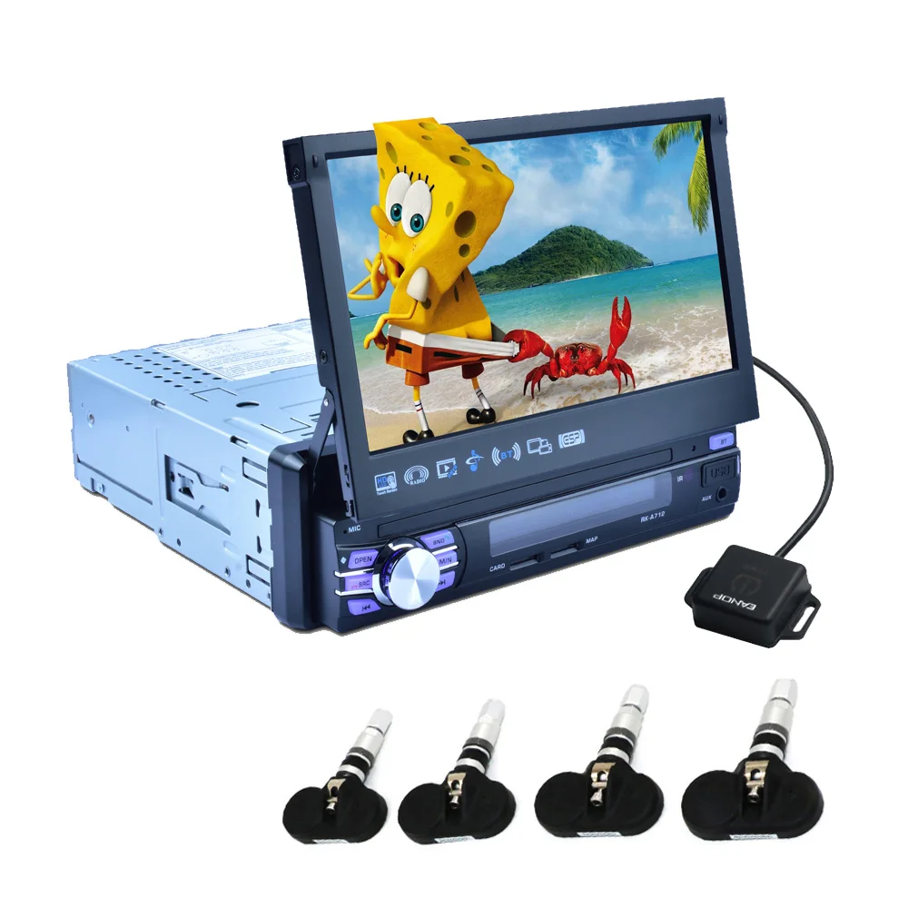 EANOP новый 2 din Автомобильный dvd-плеер Android 6 0 стерео радио складной экран wifi RDS gps TF