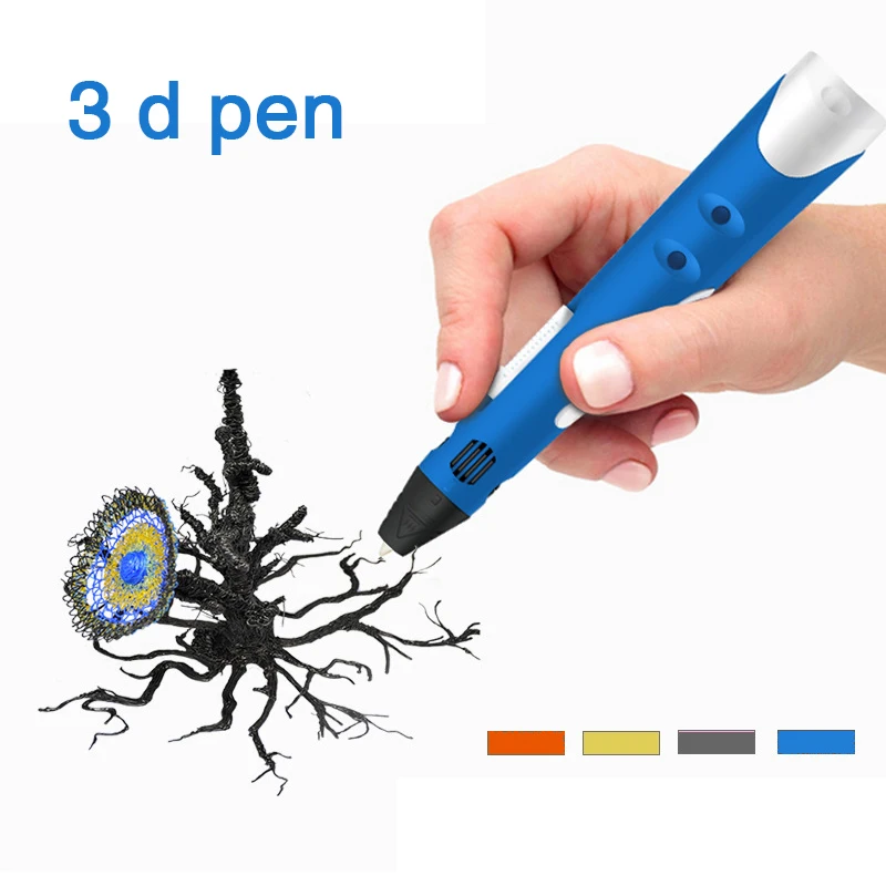 Высокое качество 3 D печать Pen1.75mm ABS/PLA Smart рисунок пером перо + бесплатная нити