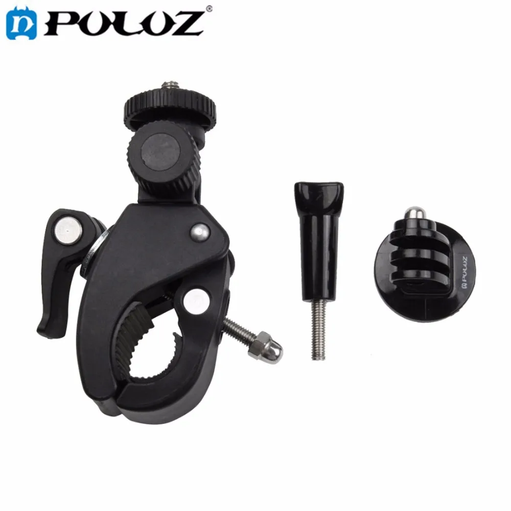 Nero Moto Manubrio Della Bicicletta Del Supporto & Tripod Mount & Vite Per Dji Osmo Action/Gopro Hero7/6/ 5/5 Sessione Di 4/4/3 +/3/2/Xiaoyi