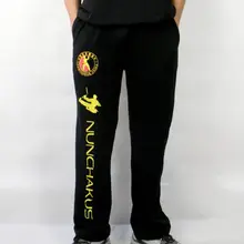 Хлопчатобумажные спортивные брюки nunchakus тренировочные брюки для боевых искусств кунг-фу
