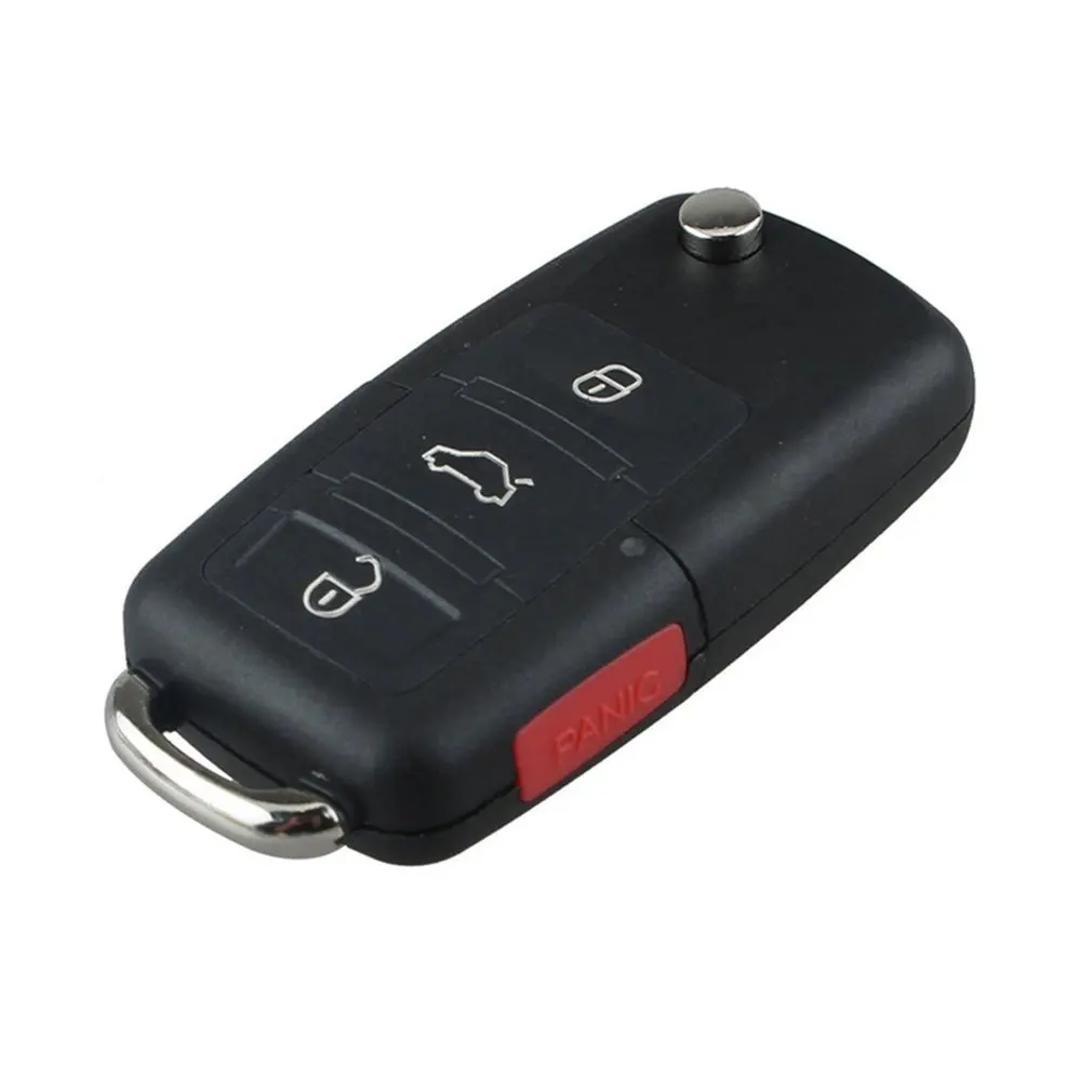 

Black 2/3/4 Buttons Folding Car Remote Flip Key Shell Case Fob Car Styling For VW Dropshipping