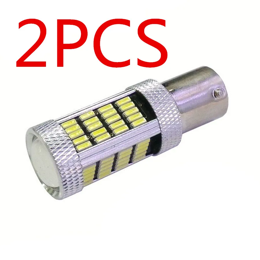 

White 1156 BA15S P21W 92 SMD 3014 LED Projector Lens Turn Brake Bulb 100W Bright Than 33 SMD Light