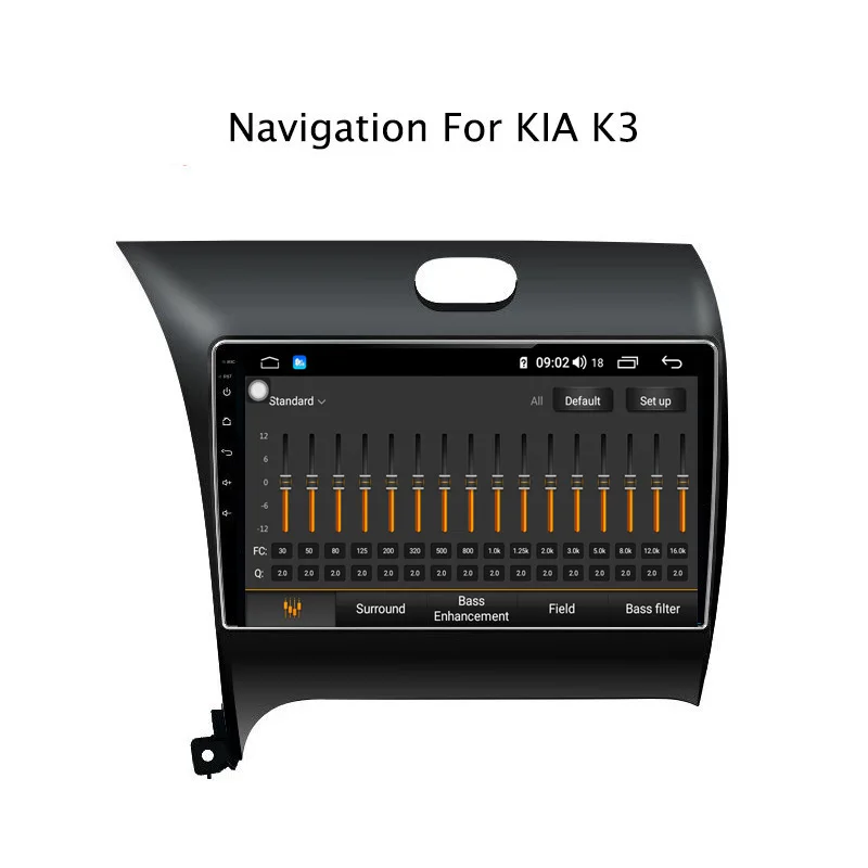 Sale 9" Android 8.1 8 core 4G RAM 64G ROM GPS Navigation Car Radio For Kia K3 2013-2015,with Carplay/4G LTE 4