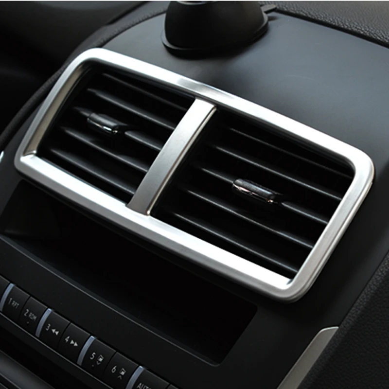 

ABS Matte Upper Air Condition Vent Outlet Covers Trim Kits Inner Car Accessories Fit For Mitsubishi ASX 2011 2012 2013 2014 2015