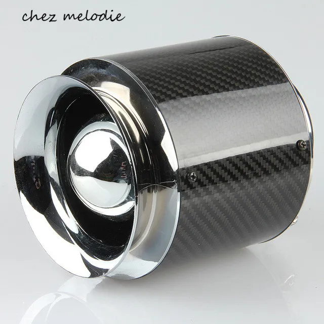 

High-flow Carbon fiber Universal 3'' 76mm neck, 155mm Height, Car/SUV High Flow Cold Air Intake Filter Cleaner