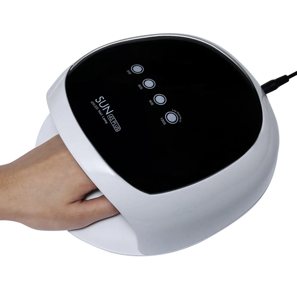 

Sun4plus 48W Nail Dryer Dual UV LED Nail Lamp Gel Polish Curing Lamp 24 LEDs Gel Polish Nails Lamp Art Machine #S