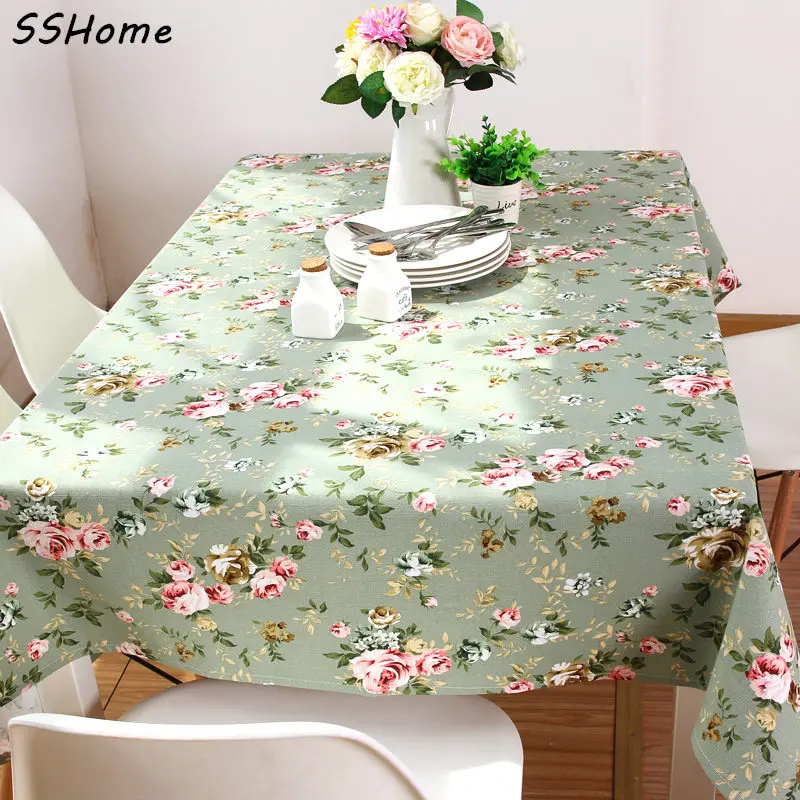 Table cloth rustic customize thickening canvas cloth dining tablecloth