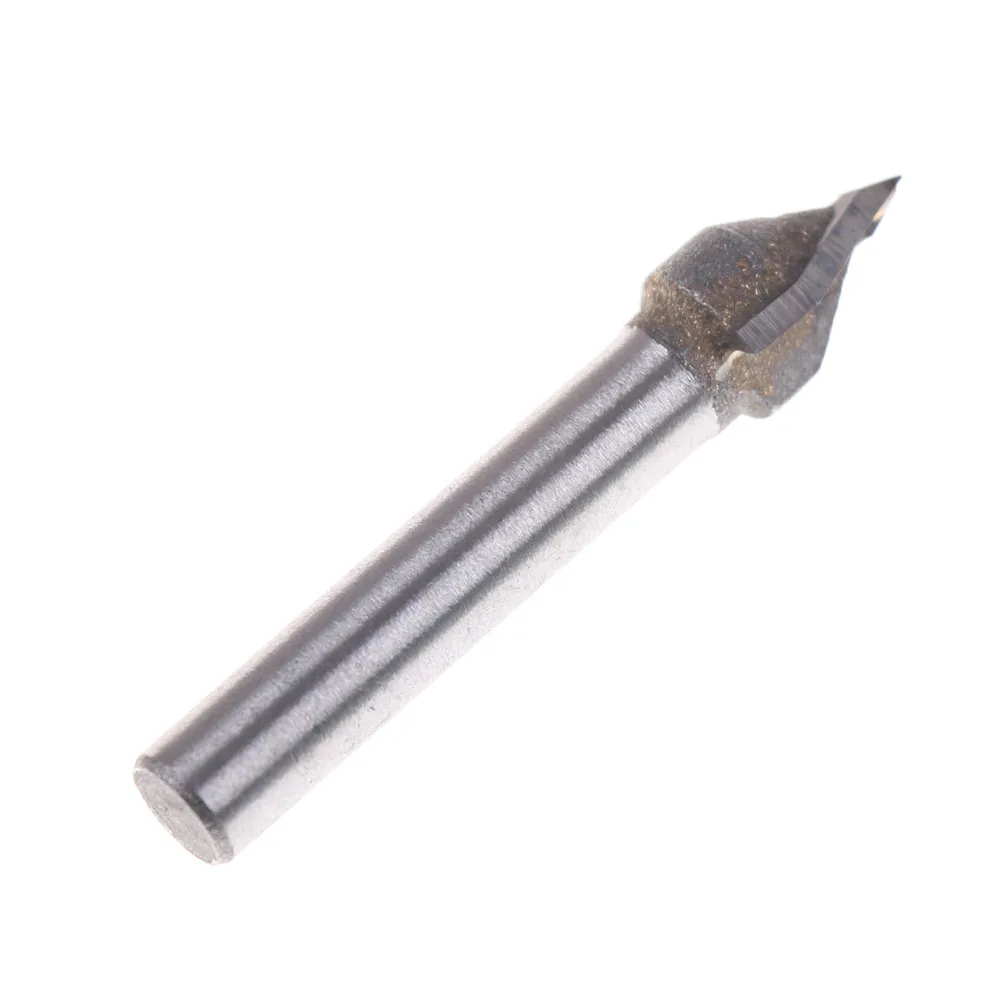 Вольфрамовая сталь 60 градусов V Groove Bit CNC Router 1/4 дюйма хвостовик гравировка