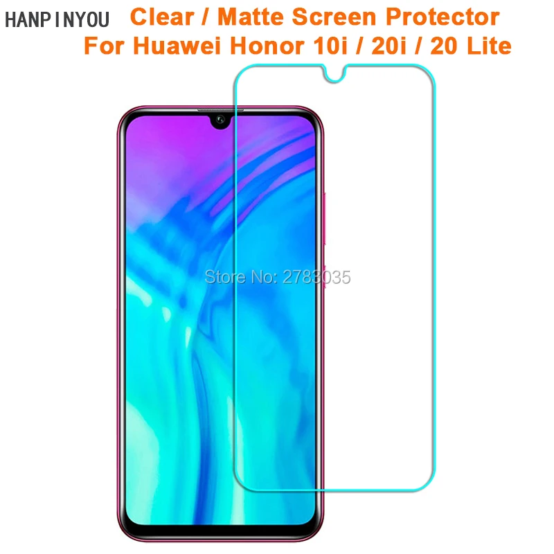 

For Huawei Honor 10i 20i / 20 Lite 6.21" Clear Glossy / Anti-Glare Matte Screen Protector Protective Film Guard (Not Glass)