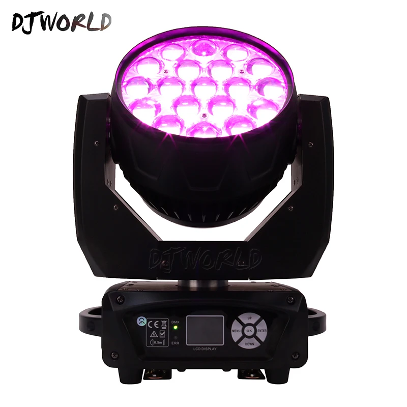 

2pcs LED Beam Wash 19x12W RGBW Zoom Lighting Professional For DMX512 Stage Effect Lighting Parties DJ Disco Dance Floor Wedding