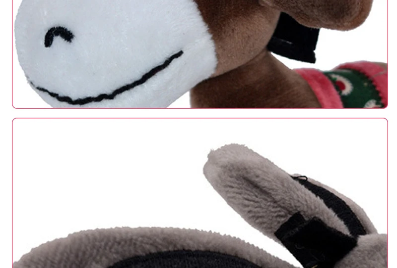 Cute Donkey Soft Plush Keychains Animal Small Pendant Dolls Stuffed Toys Mini Bag Decoration Burro Neddy Newest Girl Gift Lovely _10