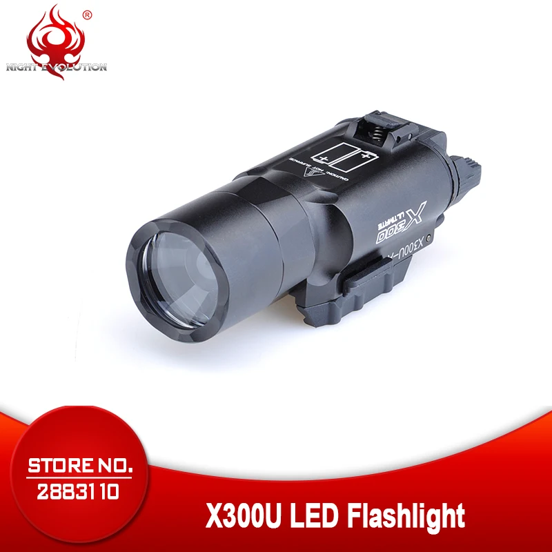 Night Evolution Gun Weapon Light Softair x300u LED Flashlight Tactical Flashlight For Hunting NE01008|tactical gun light|night evolutionweapon light - AliExpress