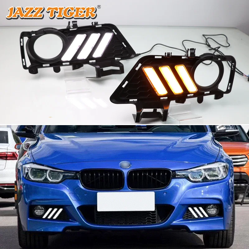 

For BMW F30 2013~2019 320i 320Li 3series No-error Daytime Running Light LED DRL Fog Lamp Driving Lamp Car Styling