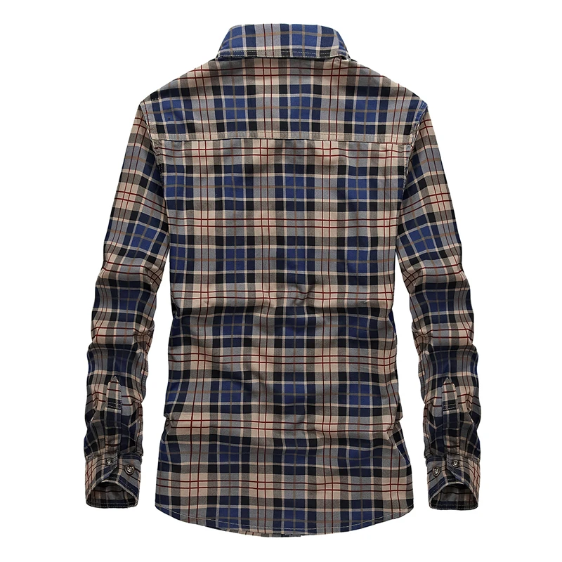 Camisa Nianjeep Plein Automne 2 3 Nouveau Mode À La Hommes Masculina Chemise Casual Printemps De Carreaux 1 Plus Coton Et 2018 3xl Taille Uqrwx81U