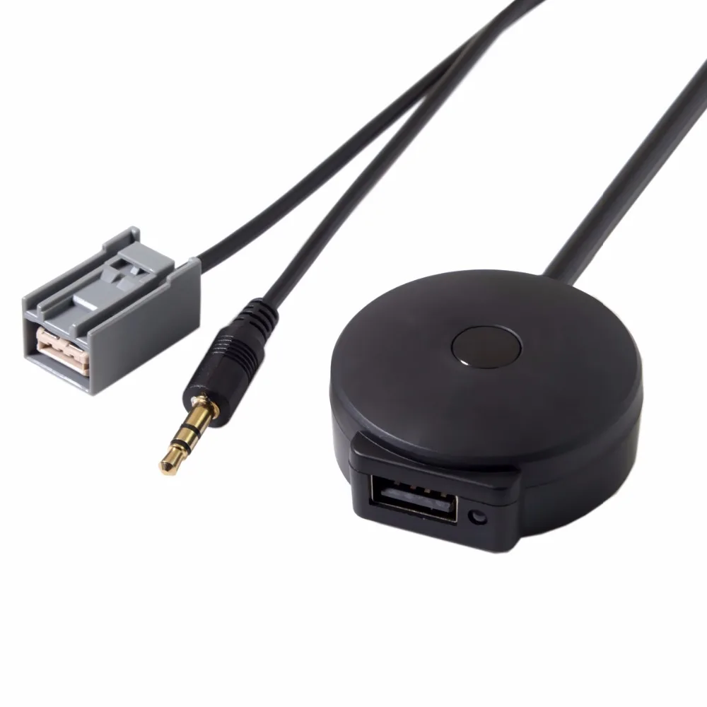 USB и 3 5 мм AUX для Bluetooth аудио Aux & Кабель адаптер автомобиля Honda Civic Джаз CR V Accord Odyssey 2008