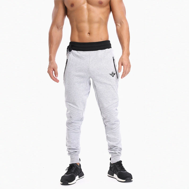 

New Body Men Gyms Pants Casual Elastic Cotton Mens Fitness Workout Pants Skinny,Sweatpants Trousers Jogger Pants Engineers Pants