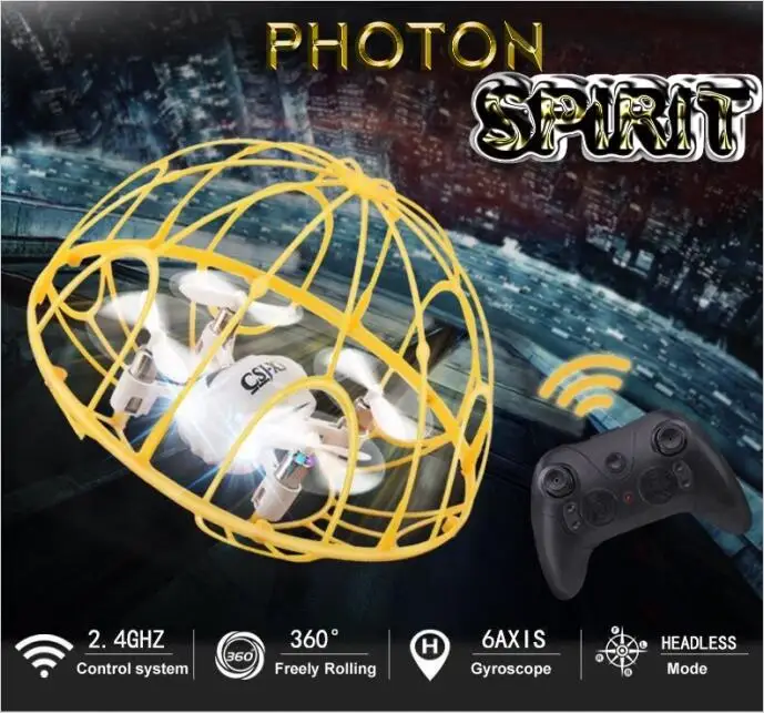

New Air-Gronud Flying Car drone toy with 360 Degree Flip 720P camera fpv real-time transmission 3D flip headless mode kid gif
