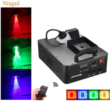 

DMX512 +Remote Control 1500W Fog Machine/24x9W LED RGB Pyro Vertical Smoke Machine/Professional Stage Fogger For Party Club Bar