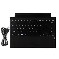 Черный тонкий Беспроводной Bluetooth клавиатура с сенсорной панелью для microsoft Surface Pro 3/4/5/6 Tablet C26