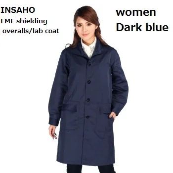 

Genuine INSAHO eletromagnetic radiation protective overalls for women,lab coat SHD001,for Computer/broadcasting/ generator room