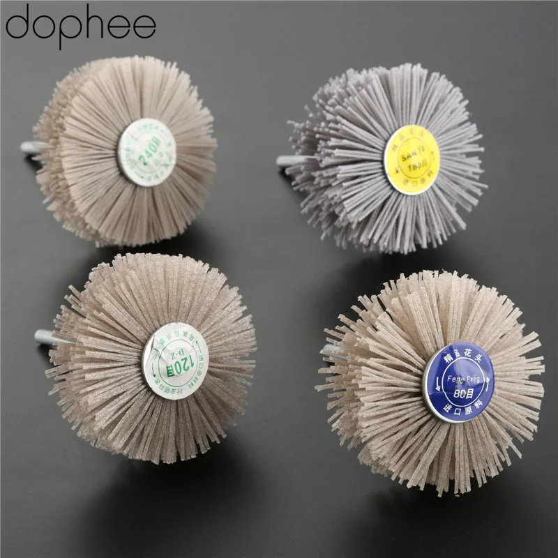 Dophee Dremel аксессуары абразивная нейлоновая колесная щетка полировка шлифовальный