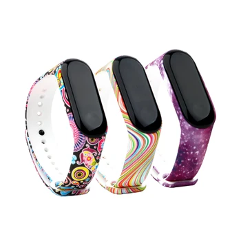 

(Mi3HS) Pack of 3a Strap For Xiaomi Mi Band 3,Silicone wrist strap For xiaomi mi band 3 accessories bracelet Miband3 Strap