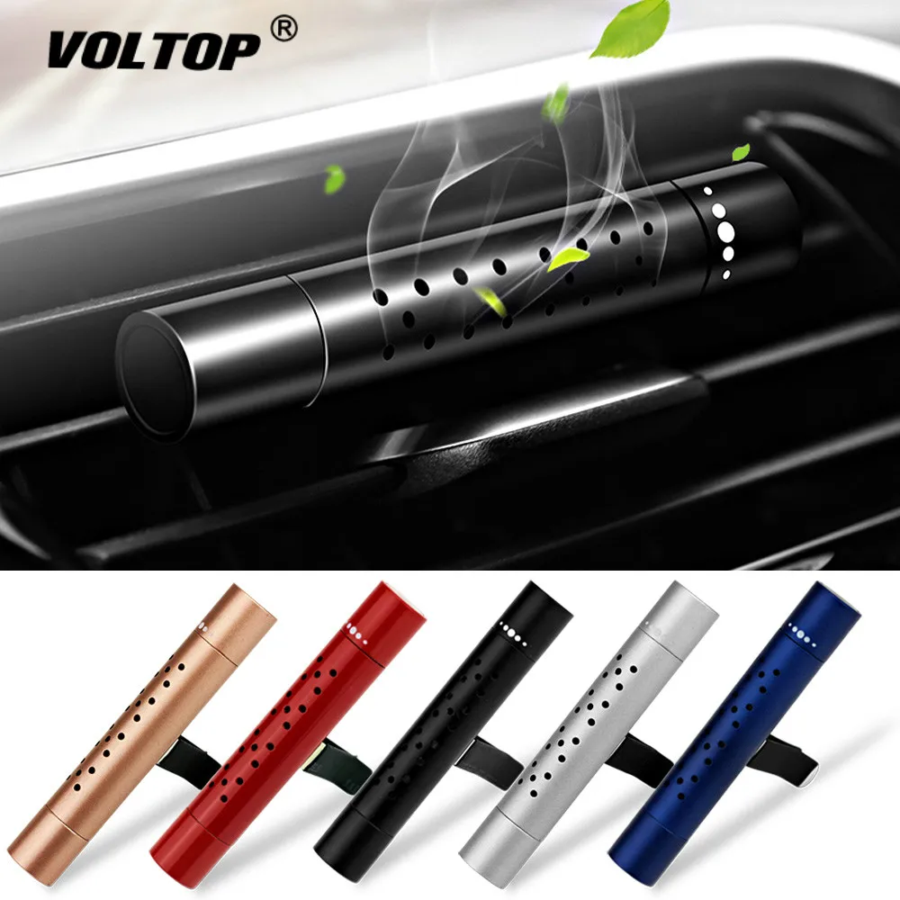 

Car Air Freshener Outlet Perfume Vent Essential Oil Car Diffuser Air Conditioning Clip Diffuser Solid with 5pcs Aroma Core