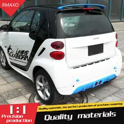 Для Smart fortwo 453 надрезаемая подкладка, ABS Материал заднее крыло автомобиля праймер цвет задний спойлер для Benz Smart fortwo 453 спойлер