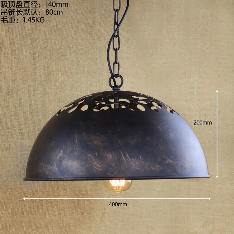Reto vintage Industriële Tijdperk Taak Grote hanglamp verlichting ... Reto vintage Industriële Tijdperk Taak Grote hanglamp verlichting ...
